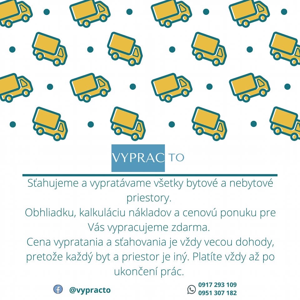 Vypratávanie, sťahovanie, búranie jadra