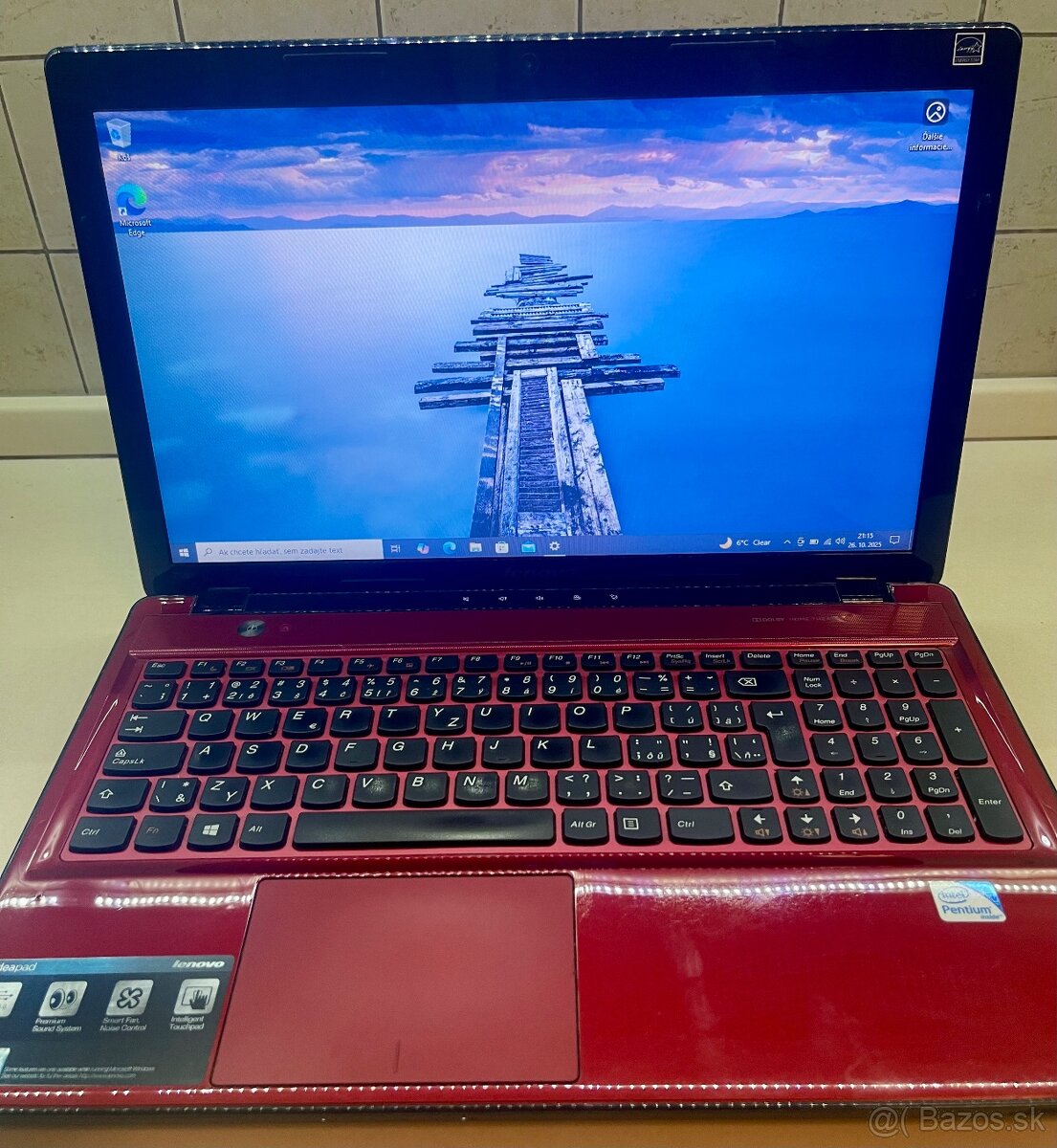 Lenovo IdeaPad Z580 – 8 GB RAM, SSD 250 GB, Windows 10 Pro (