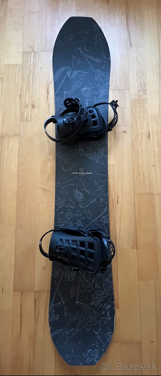 Predam snowboard Niche Maelstrom 163 + viazanie Union Atlas