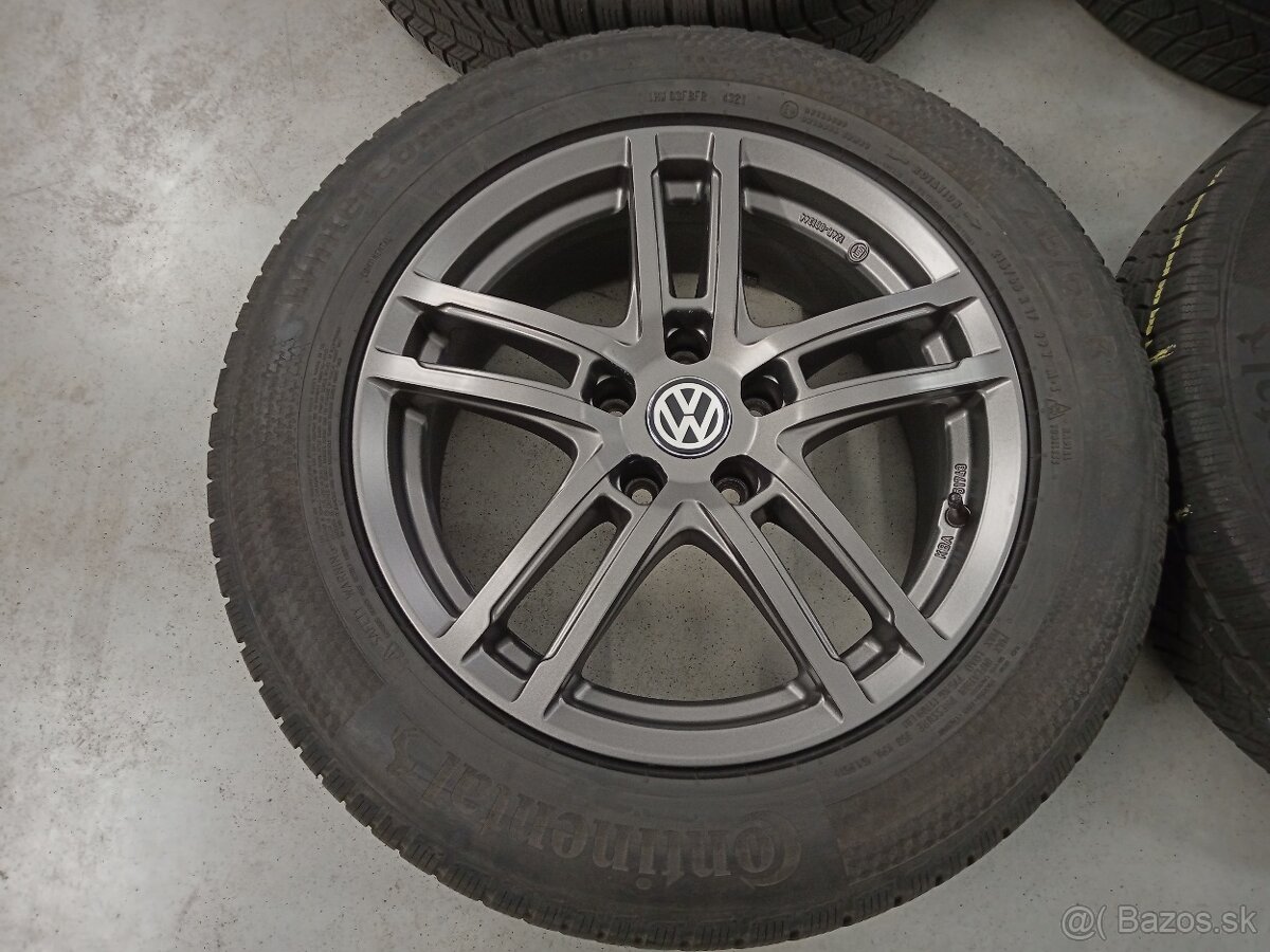 4ks zimne ALU 5x112 R17 7J ET40 DEZENT VOLKSWAGEN TIGUAN