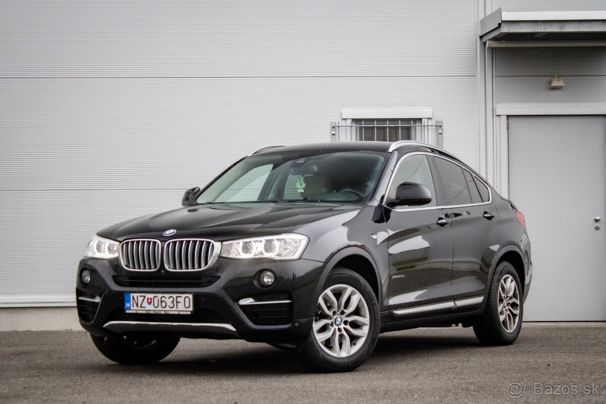 BMW X4 xDrive20D 140kw AT/8 12/2015 / Kúpené na Slovensku