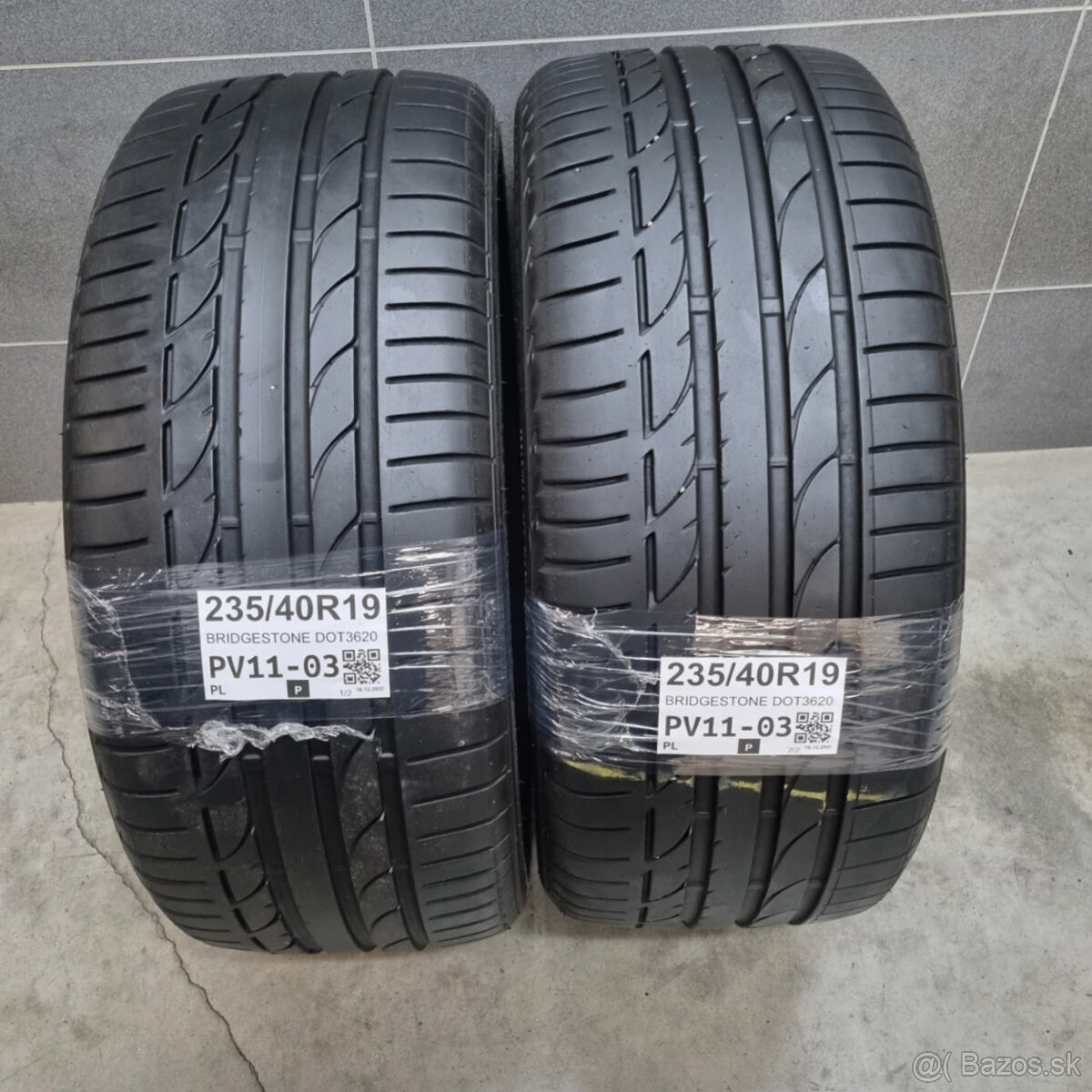 Letné pneumatiky 235/40 R19 BRIDGESTONE