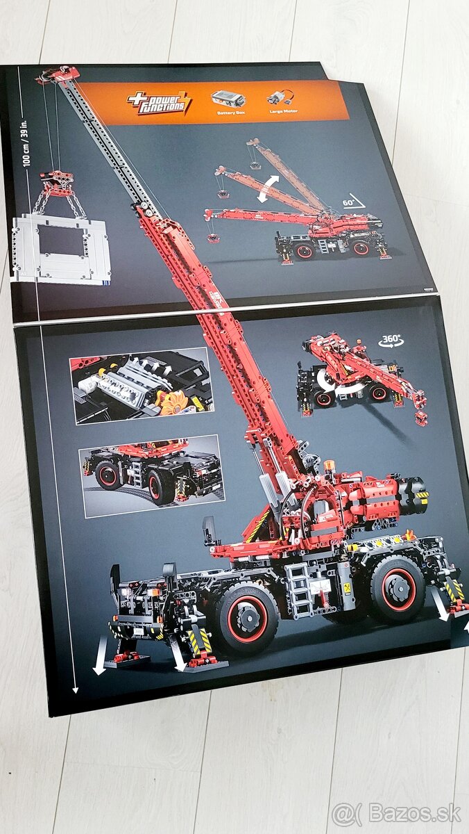 Predám obrovské LEGO Technic 42082 - Rough Terrain Crane