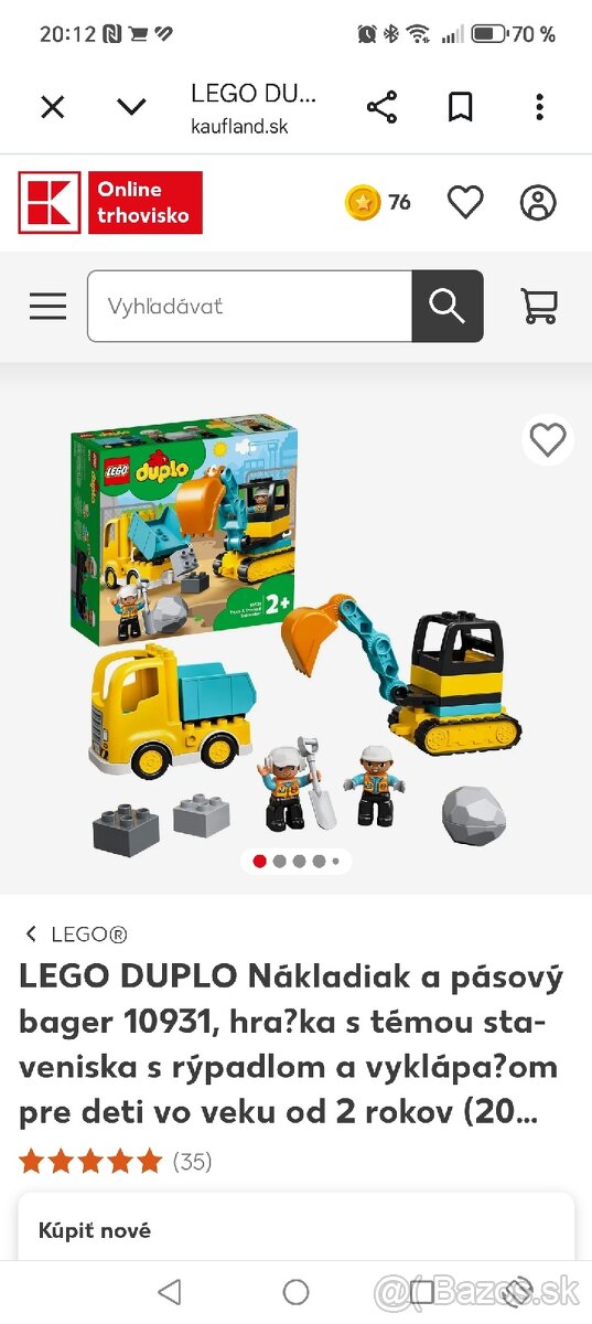 Lego duplo nákladiaky
