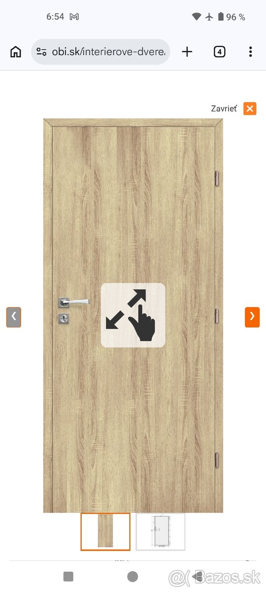 Interiérové dvere 70L