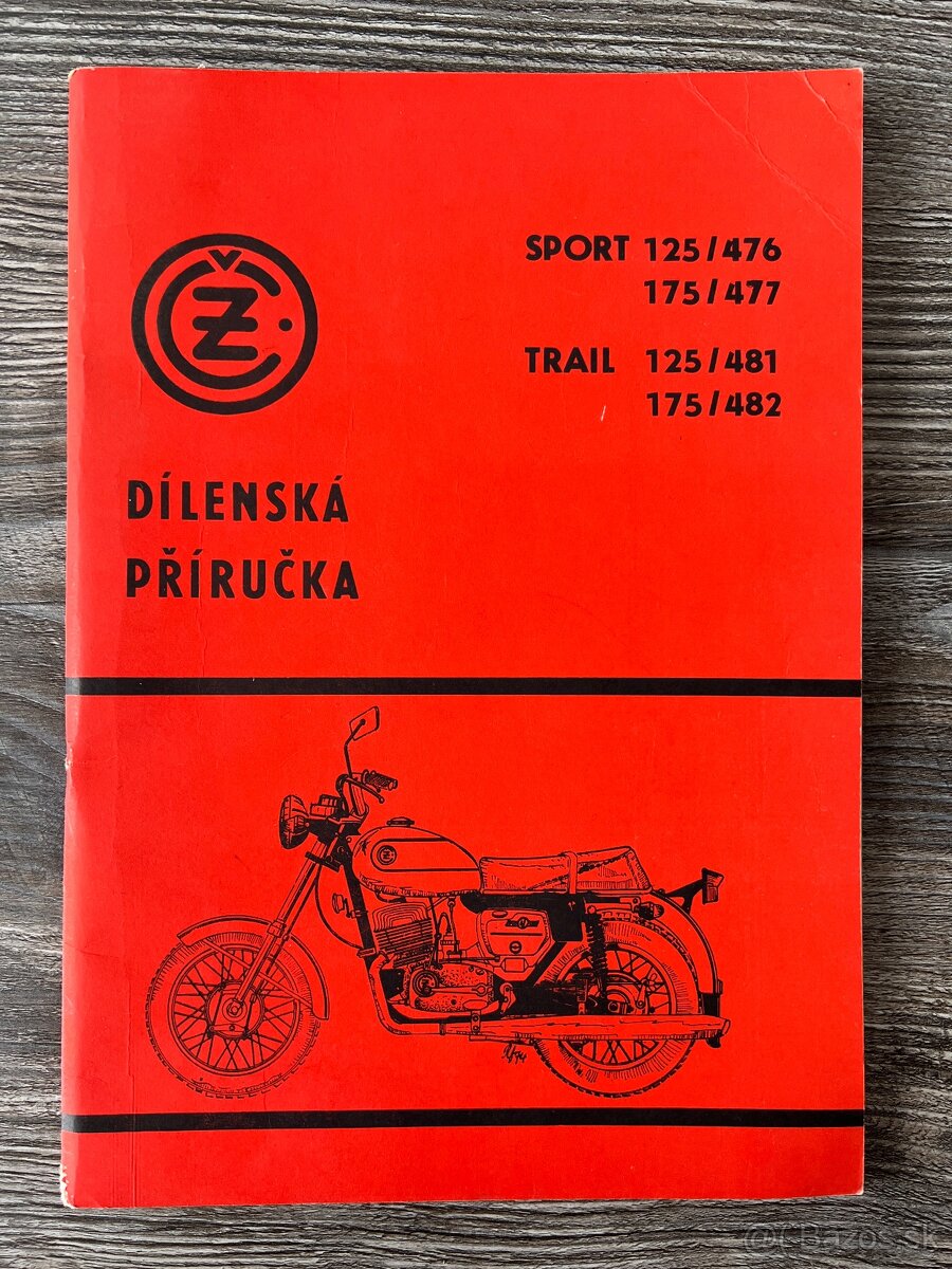 Dílenská příručka - ČZ Sport / Trail / 125 / 175 ( 1978 )