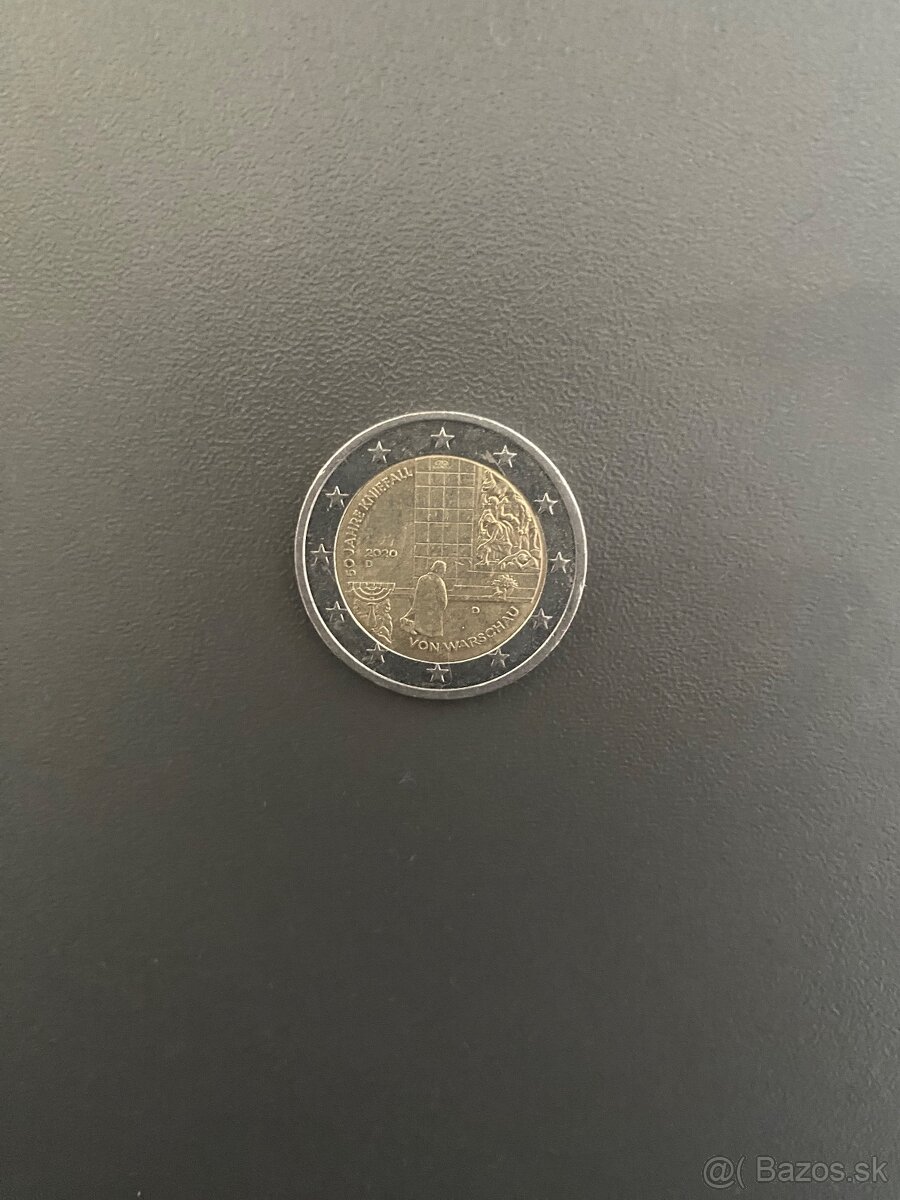 2 eurova památná minca nemecko