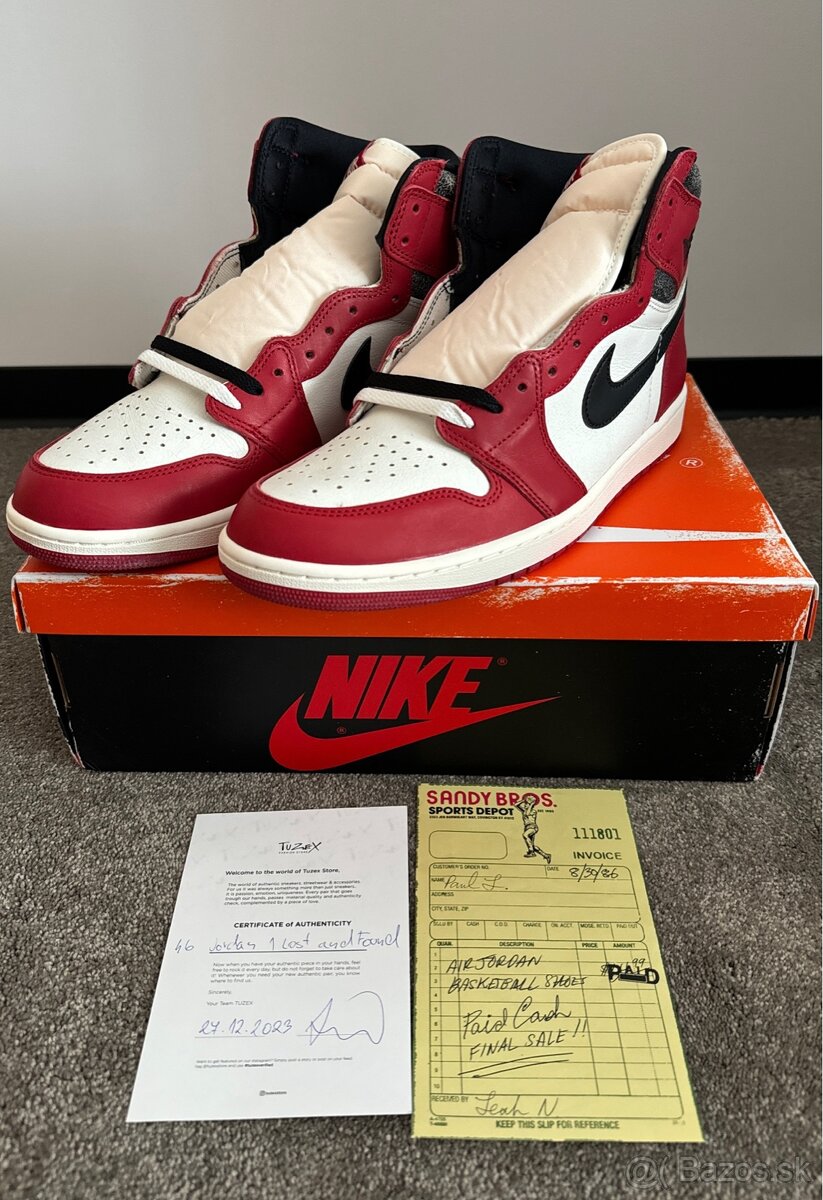 Air Jordan 1 Retro High OG Chicago Lost and Found
