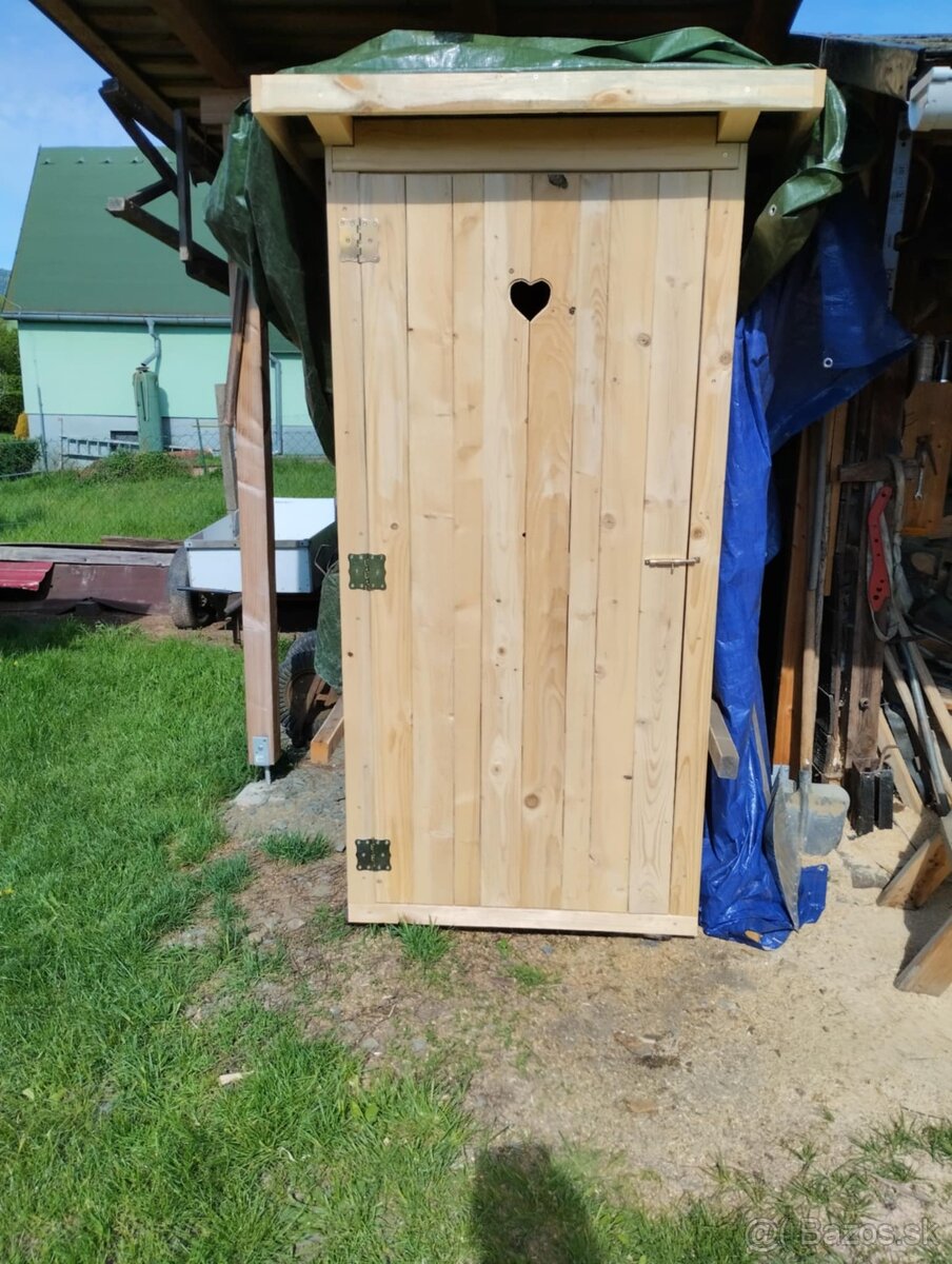 Predám drevené WC, vyvýšené zahony