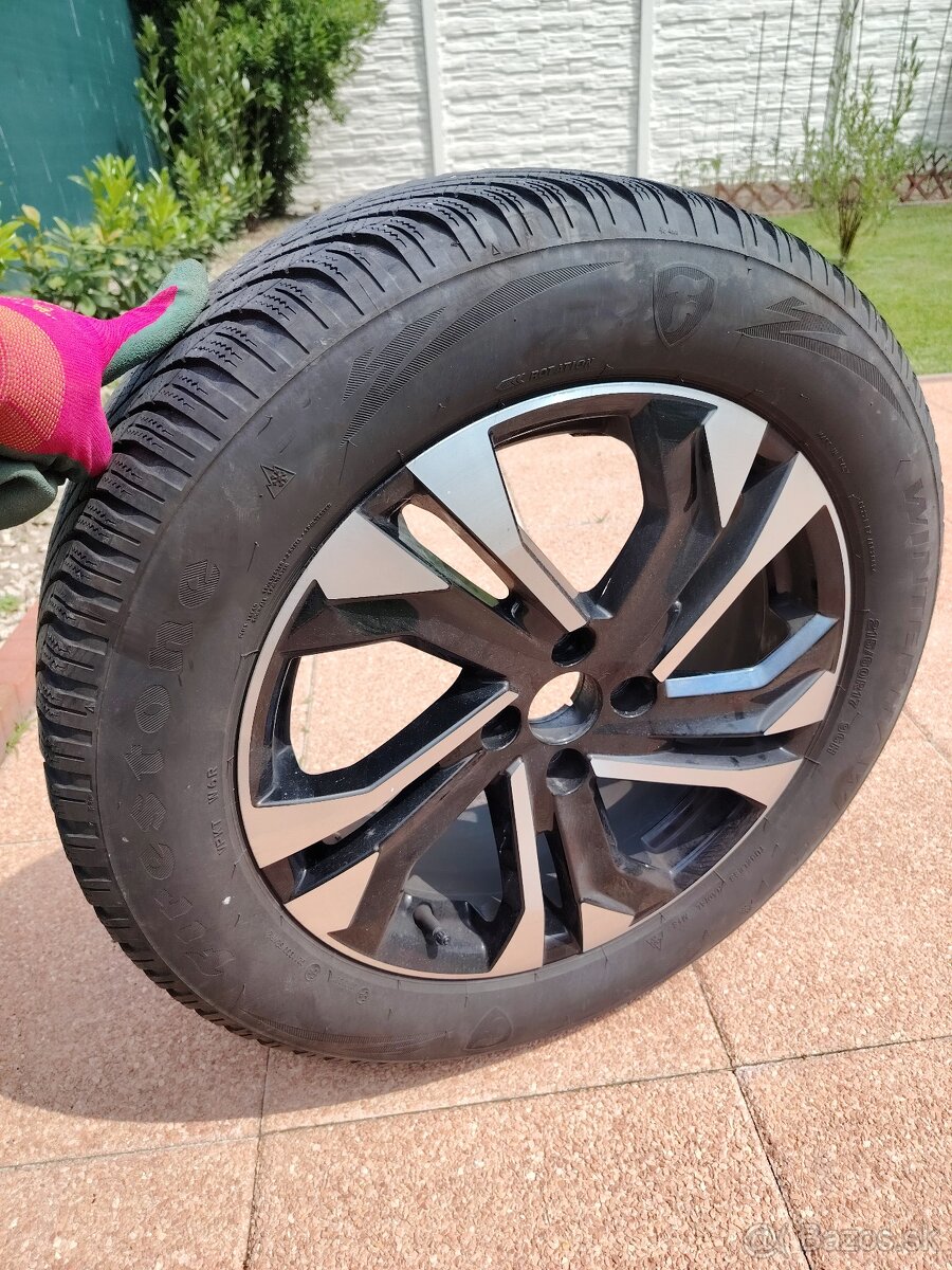 4 ks originalne disky Peugeot 2008 215/60 R17