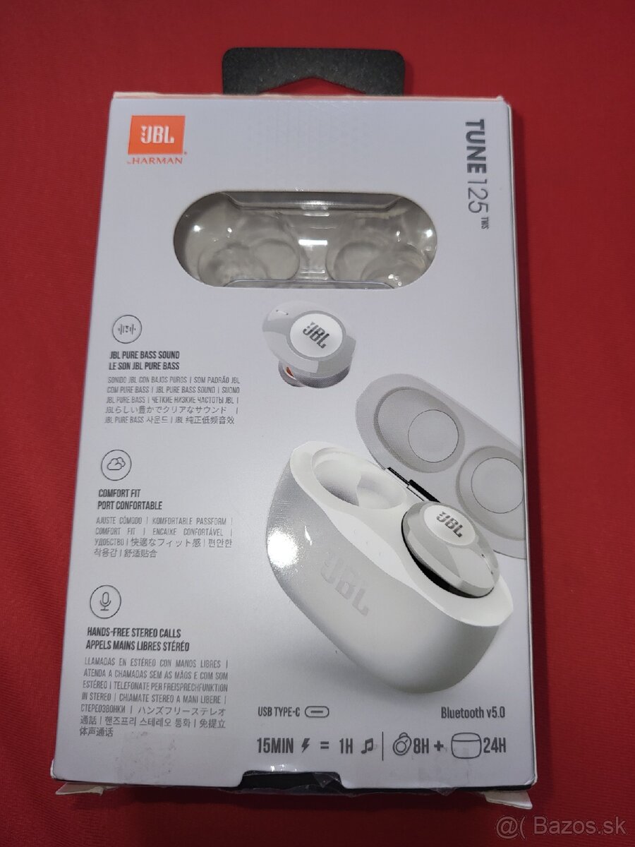 Slúchadlá JBL Tune 125 tws