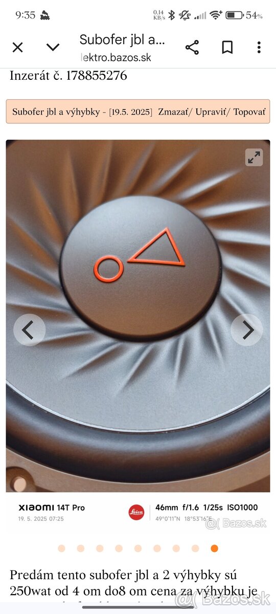 JBL subofer