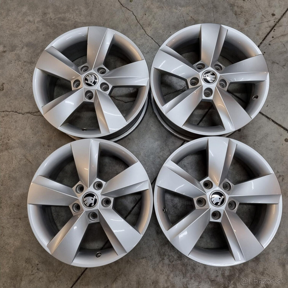 Škoda hliníkové disky 5x112 R16 6J ET43