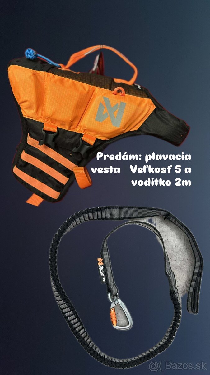 Plavacia vesta+ voditko