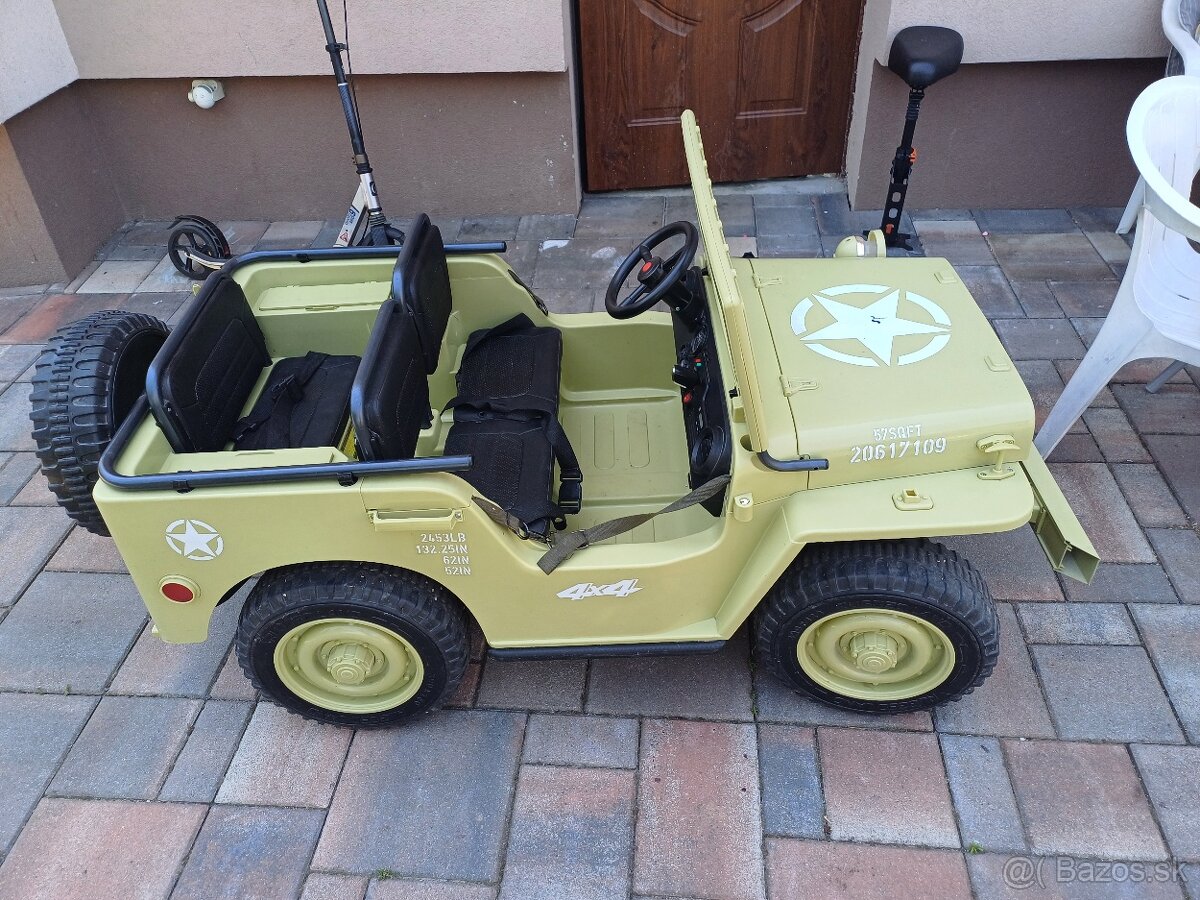 Velke elektrické autíčko 4×4