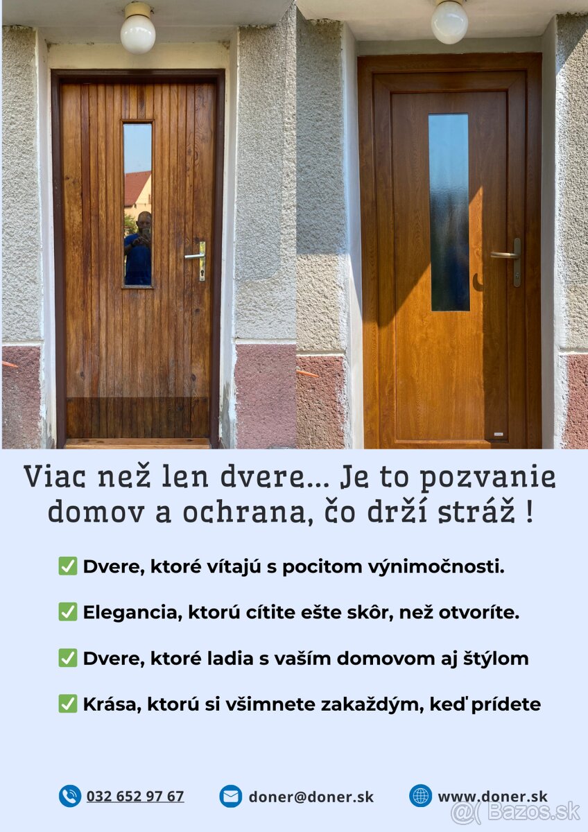 Moderné, bezpečné a estetické dvere do vášho domu