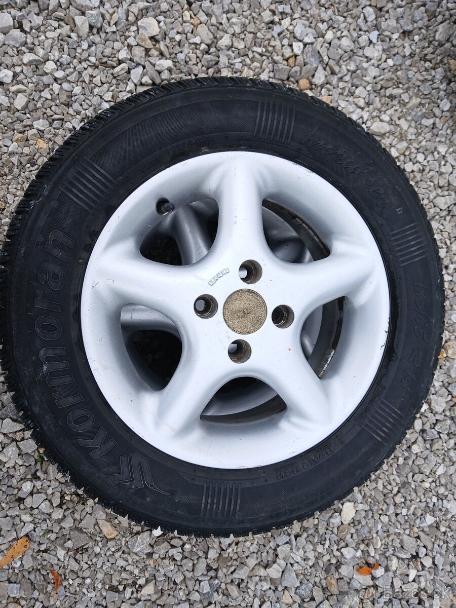 185/65 R14 4x100  6Jx14 Škoda Felícia  Elektróny Borbet