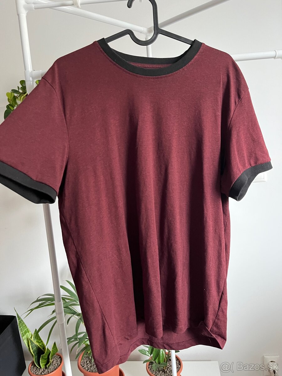 Pánske Tričko Reserved Basic Bordové Veľkosť M