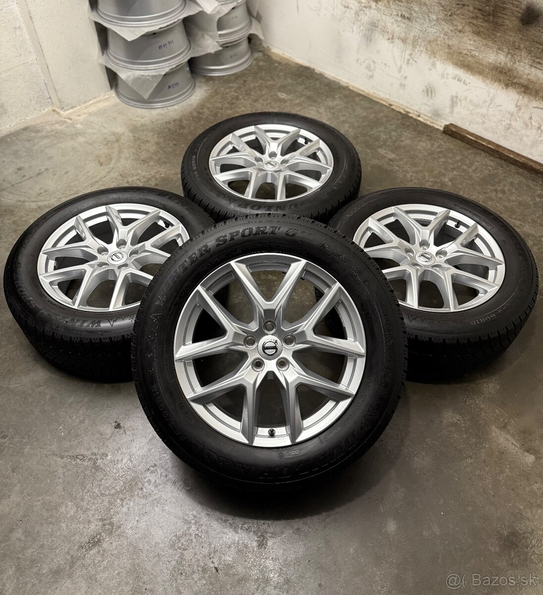 Zimná sada 5x108 R18 , 235/60/18 Volvo XC 60 Dunlop