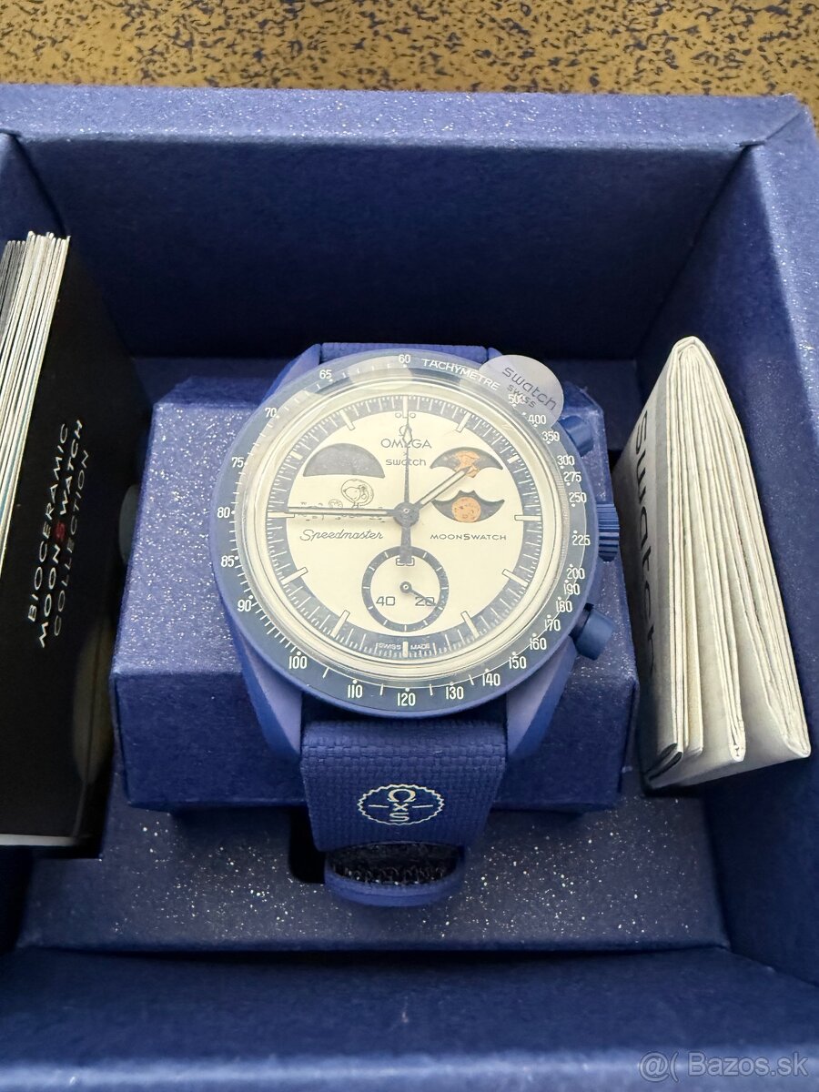 Omega X Swatch Mission To Earthphase Moonshine Gold