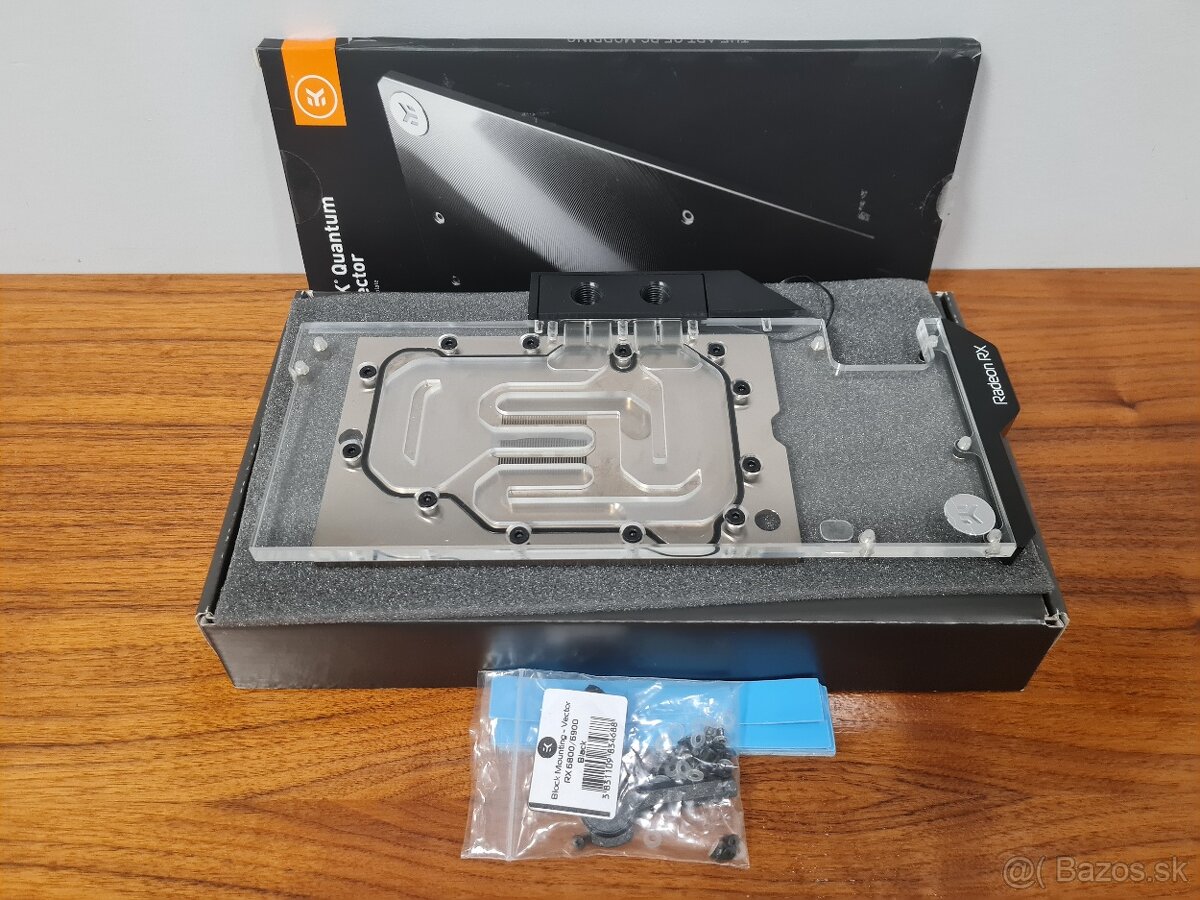 Vodný blok EK-Quantum Vector RX 6800/6900 D-RGB-Nickel+Plex