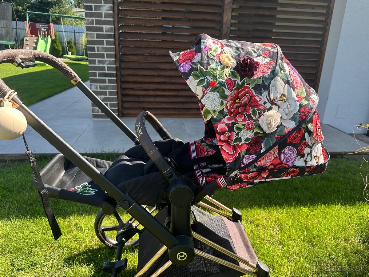 Cybex priam 3.0 sedenie s poťahom spring blossom  dark