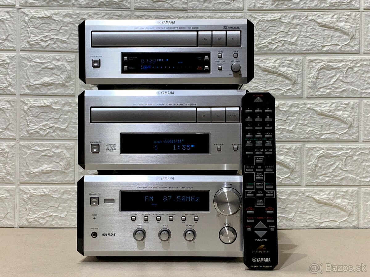 Yamaha RX-E400 + Yamaha CDX-E400 + Yamaha KX-E300