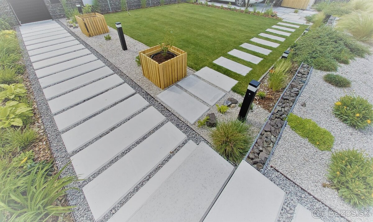 Betónové nášľapy, schody, dlažba..