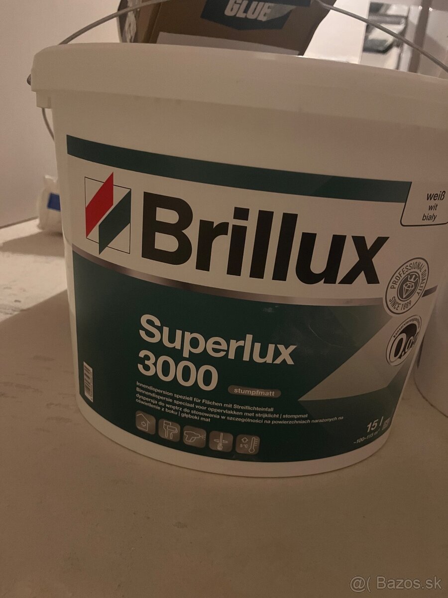 Brilux Biela interiérová farba.