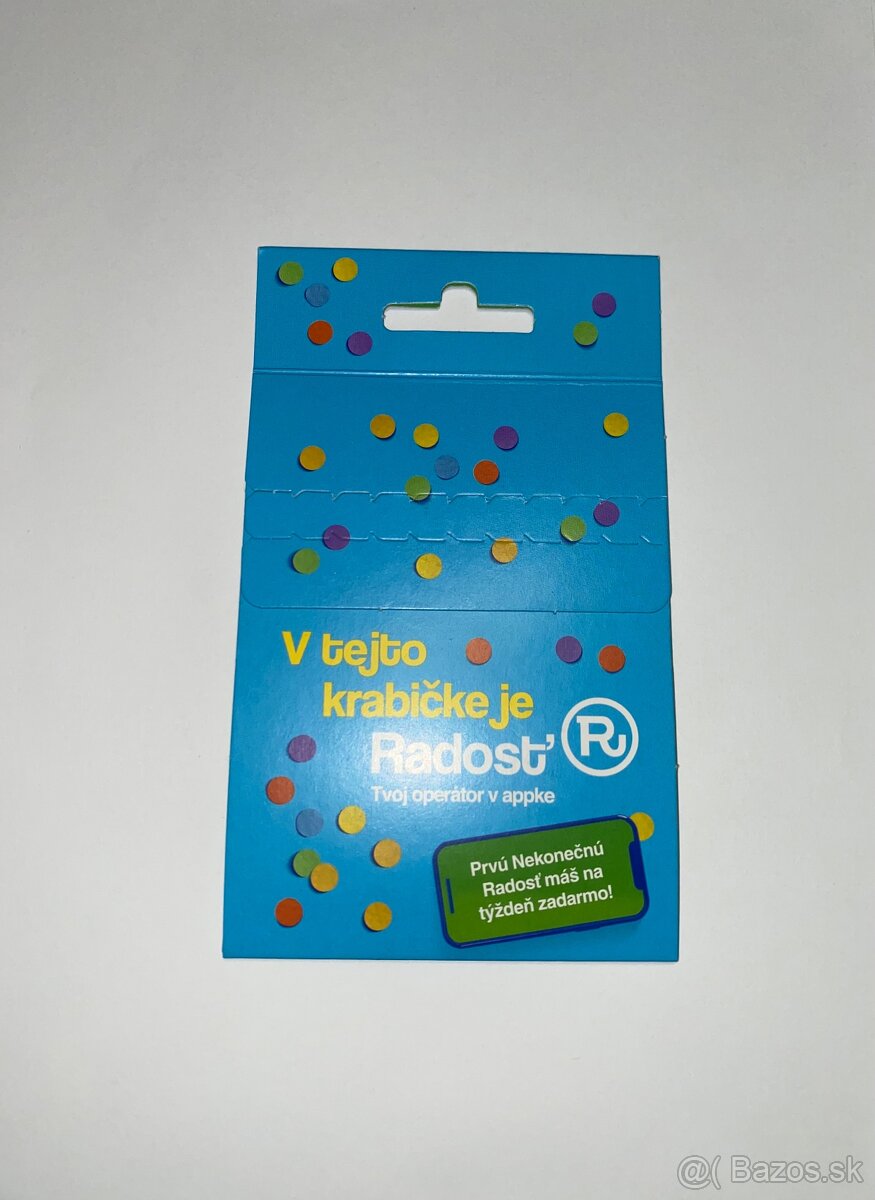 SIM karta Radosť