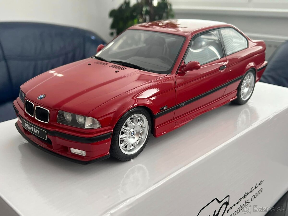1:12 BMW M3 3.2 (E36) Červená - OttOmobile Limited Edition