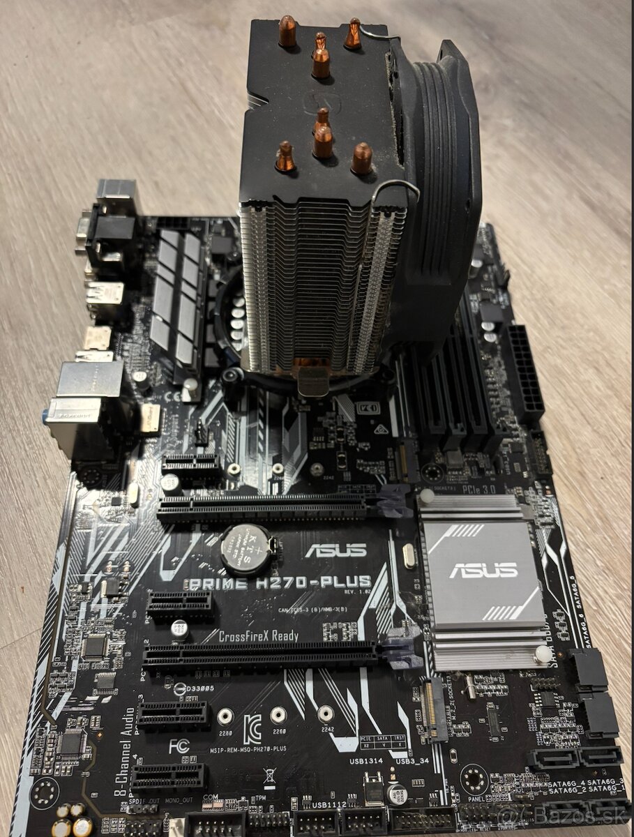 Doska ASUS PRIME H270-PLUS, i5-7500 a chladič SilentiumPC