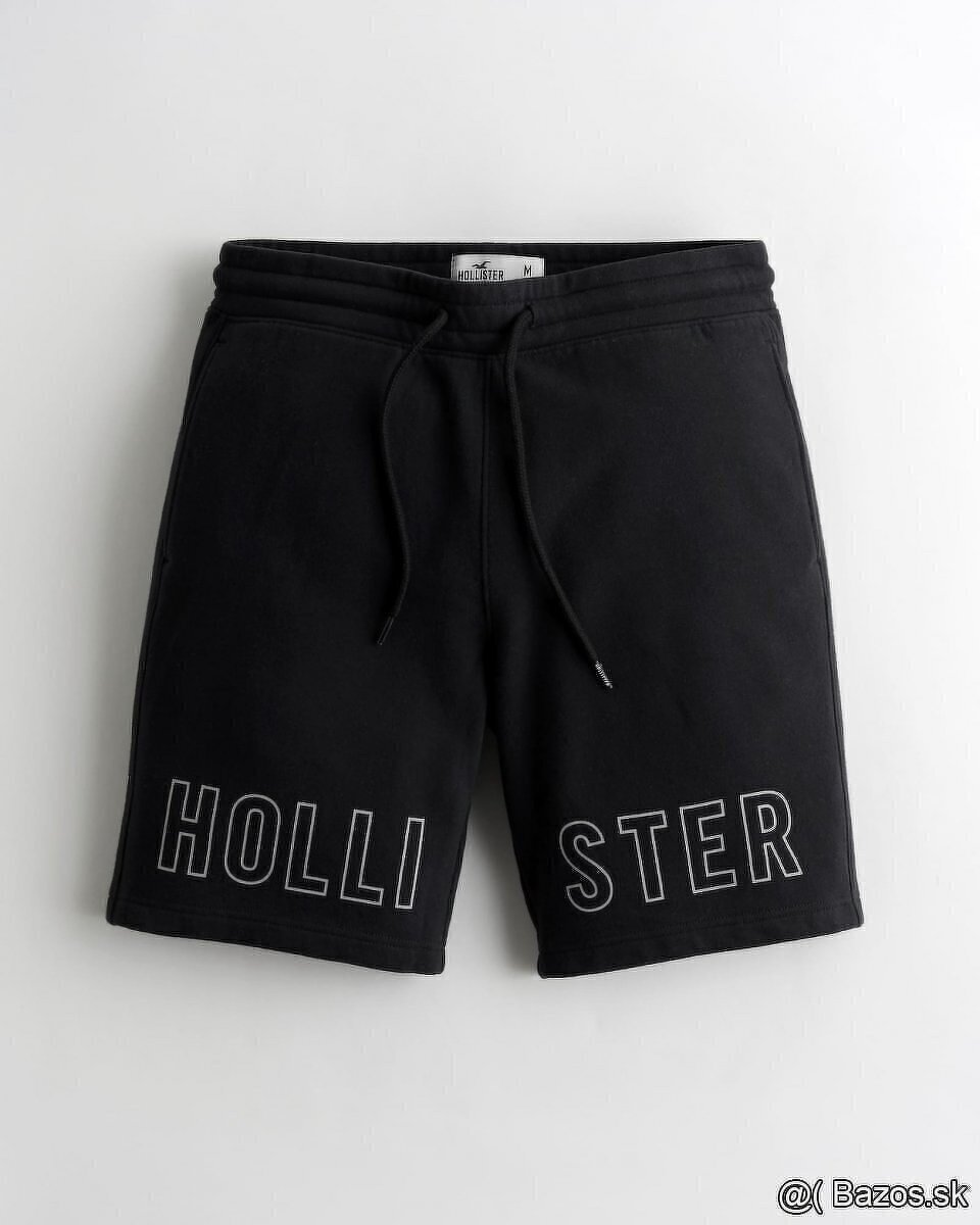 KRAŤASY HOLLISTER čierne veľ. S - M