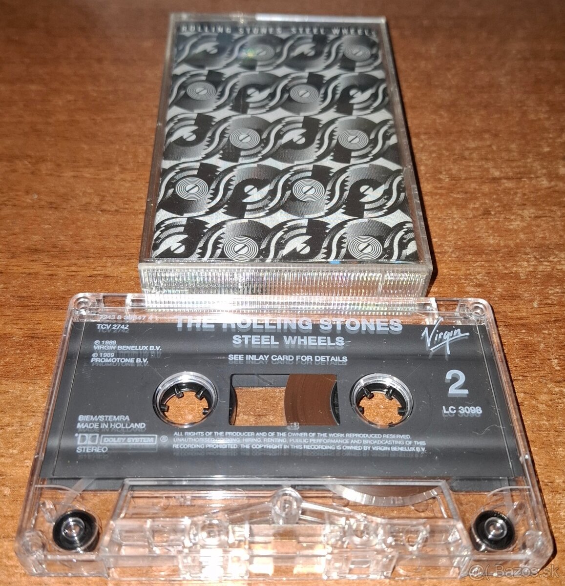MG Kazeta Rolling Stones – Steel Wheels / 100% TOP STAV