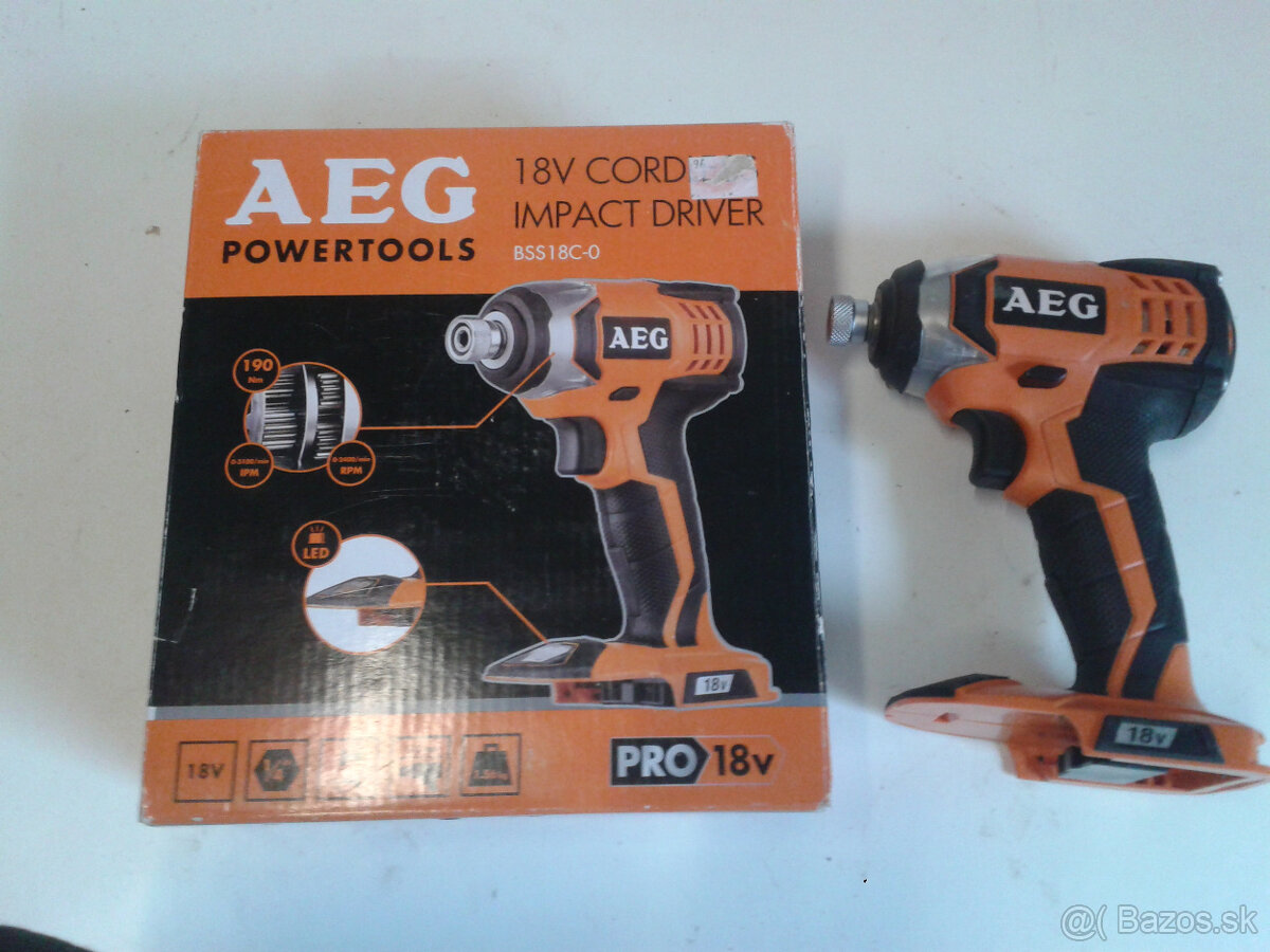 Razovy utahovak AEG BSS 18 C