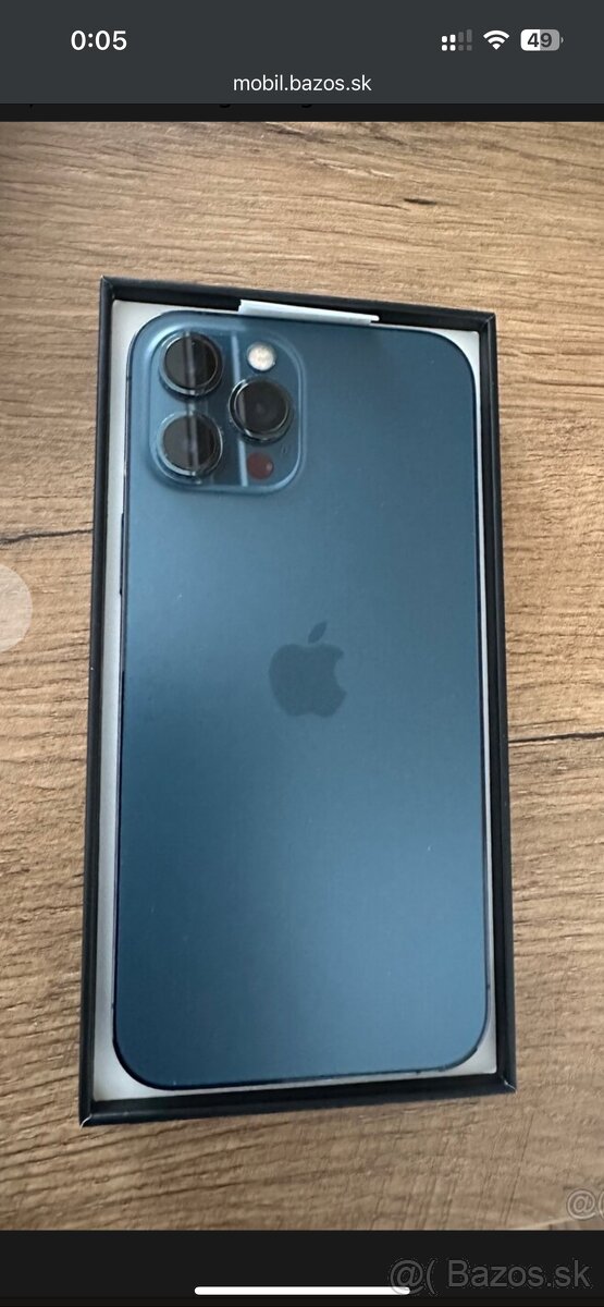 Iphone 12 pro max blue