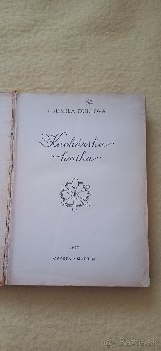predaj kuchárske knihy