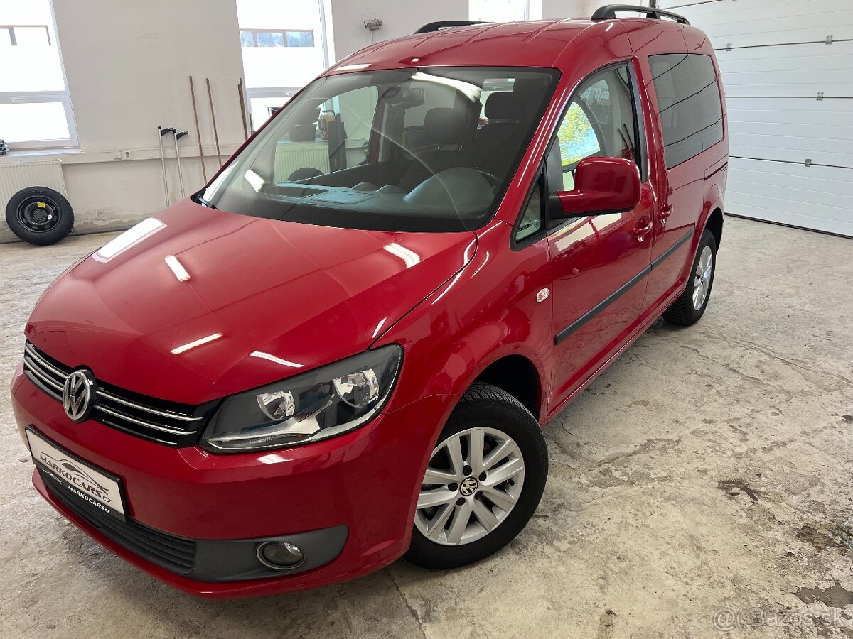 Volkswagen Caddy TDi DSG DIGIKLIMA 1.MAJ. TZ VYHŘ.SEDADLA