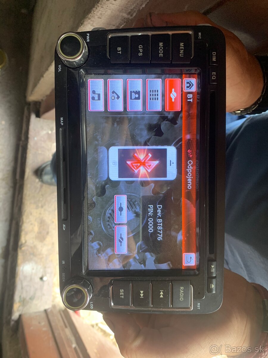 Predám autorádio navigácia Bluetooth kamera