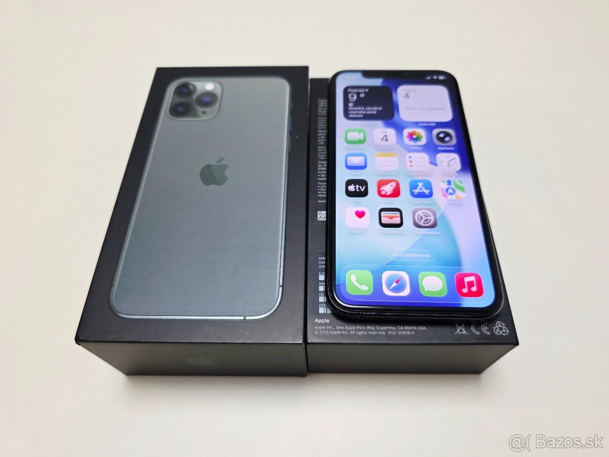 Apple iPHONE 11 PRO GREEN ,ZDRAVIE BATERKY 100%