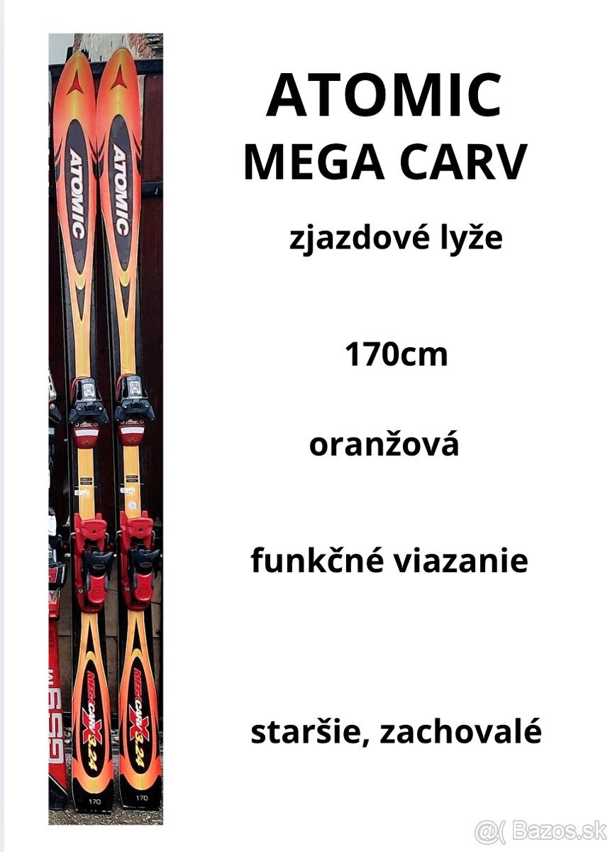 predám lyže Atomic Mega Carv