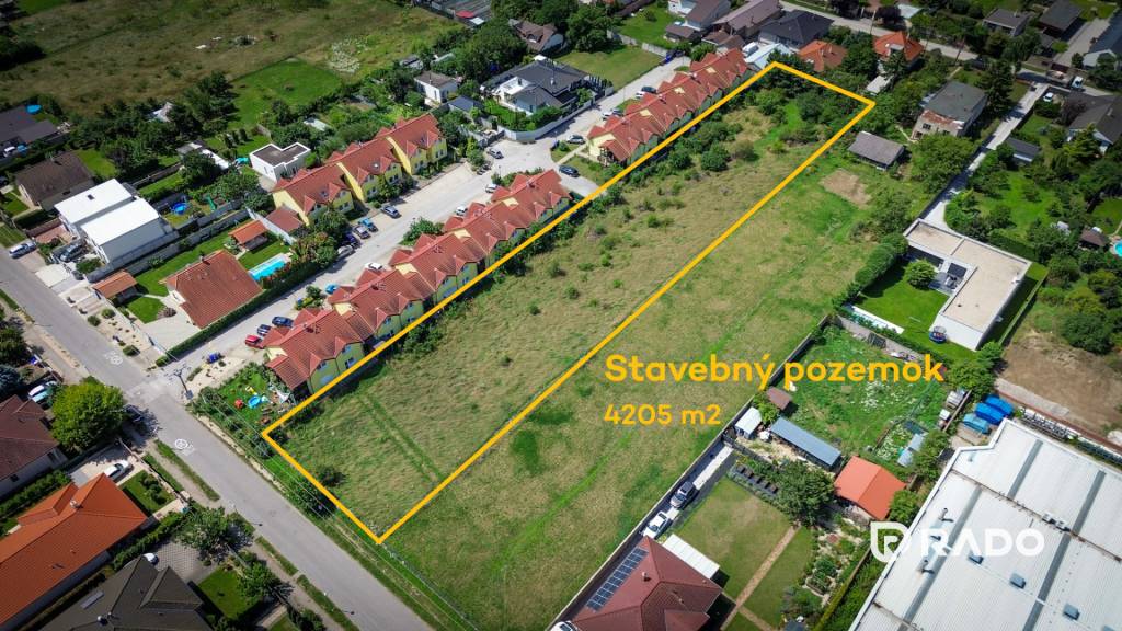 RADO | Stavebný pozemok pre developerov | 4205 m² | Miloslav