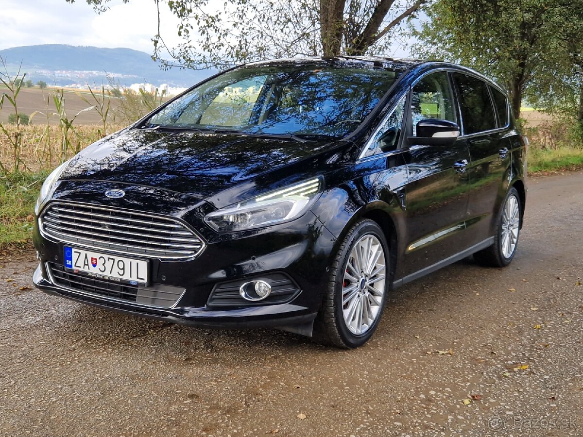 FORD SMAX 2016, 4X4, 132KW, AUTOMAT, FULL VYBAVA