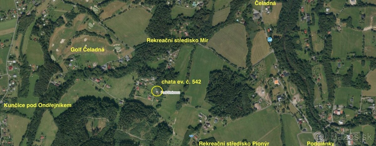 Chata Čeladná 3+1 pozemek cca 1300m2