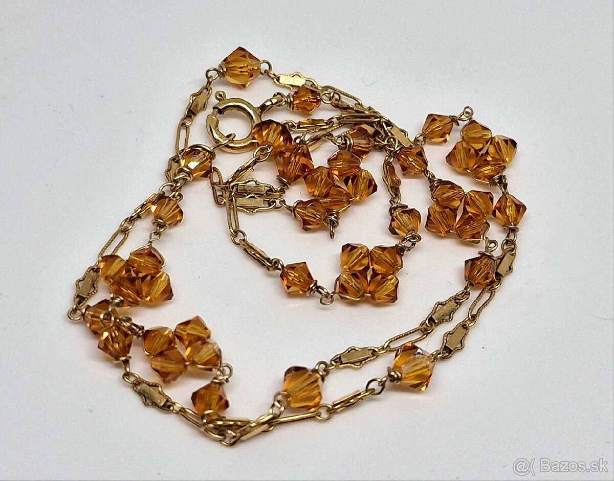 Pozlátená retiazka 14K, handmade