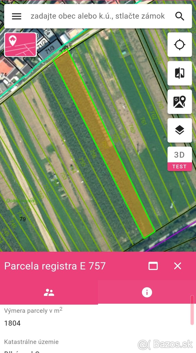 Stavebny pozemok Dlha nad Oravou