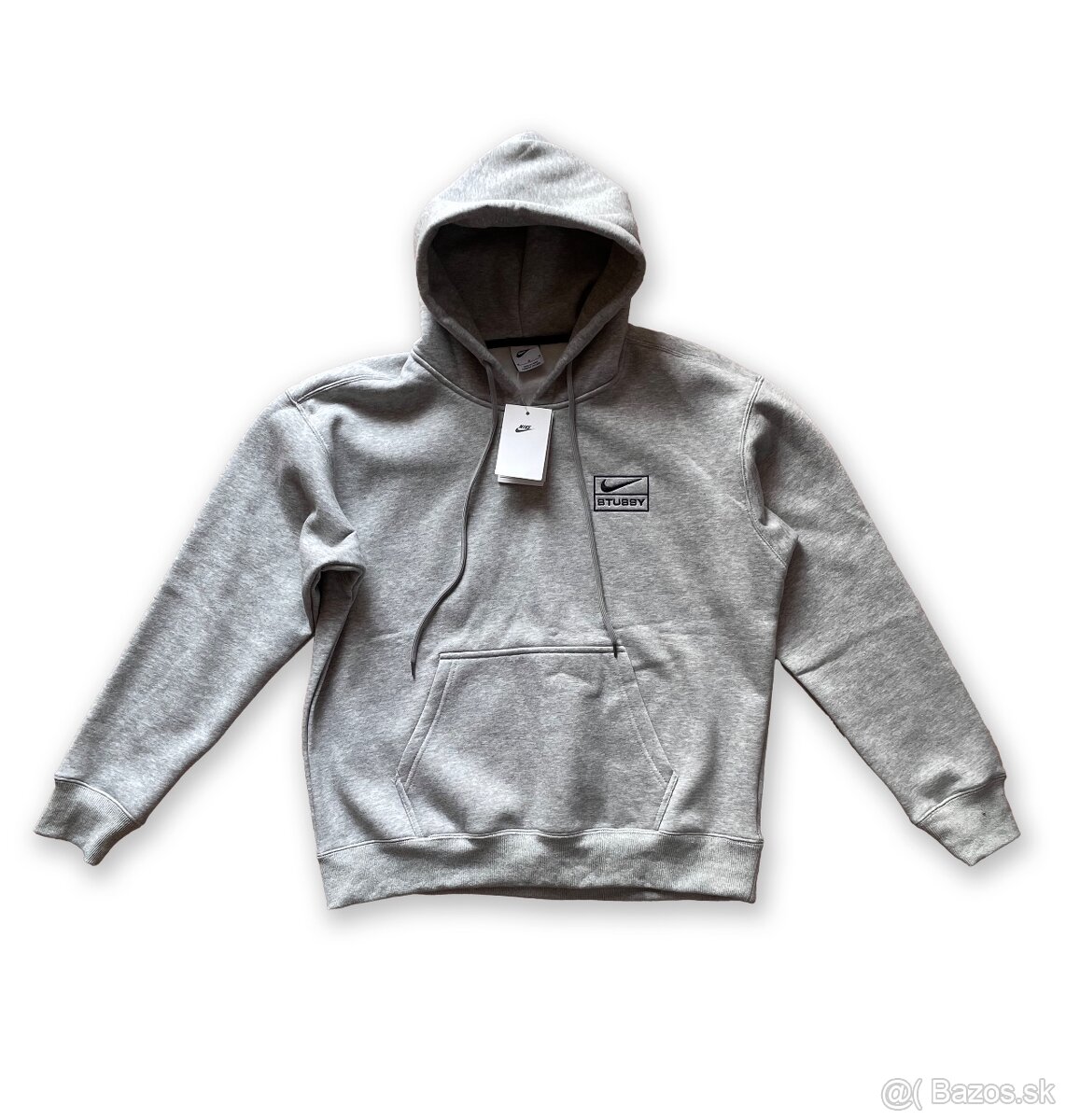 Stüssy x Nike sivá mikina M