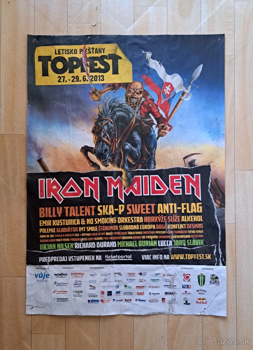 Iron Maiden-Topfest poster
