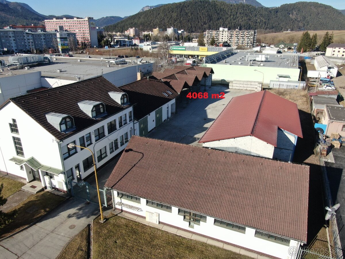 Priemyselný areál pri Kauflande v Ružomberku