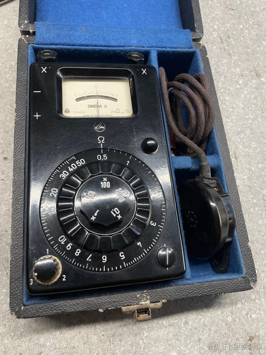 Predám ohmmeter OMEGA II – METRA Blansko (ČSSR)